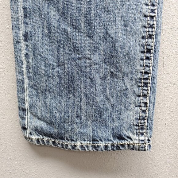 Cowboy Legend Jeans Womens Size 18 Blue Straight Leg Embroidered Pockets Western - Picture 4 of 15